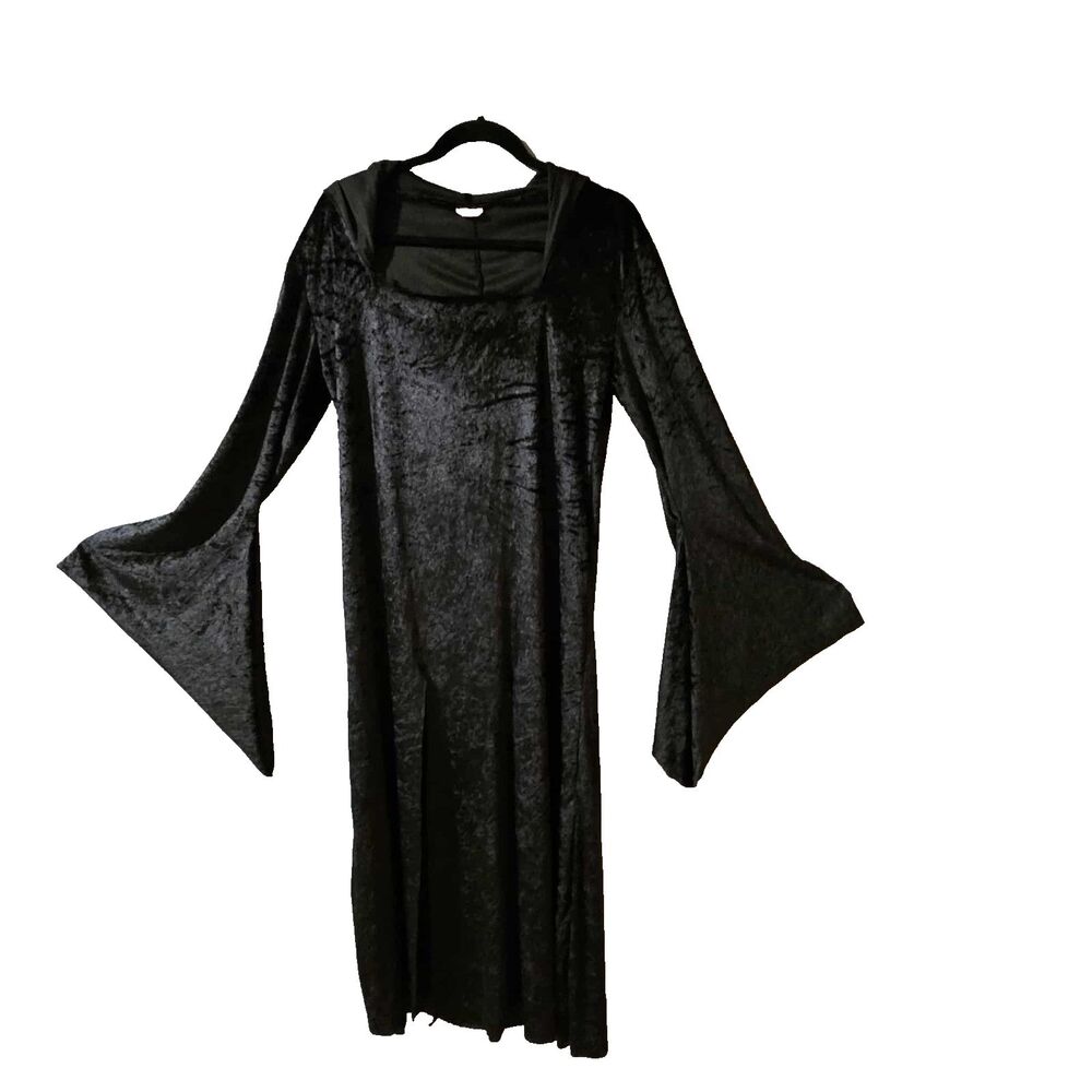 Halloween Medieval Women Hooded Dress Gothic Vampire Cosplay Party Costume Large